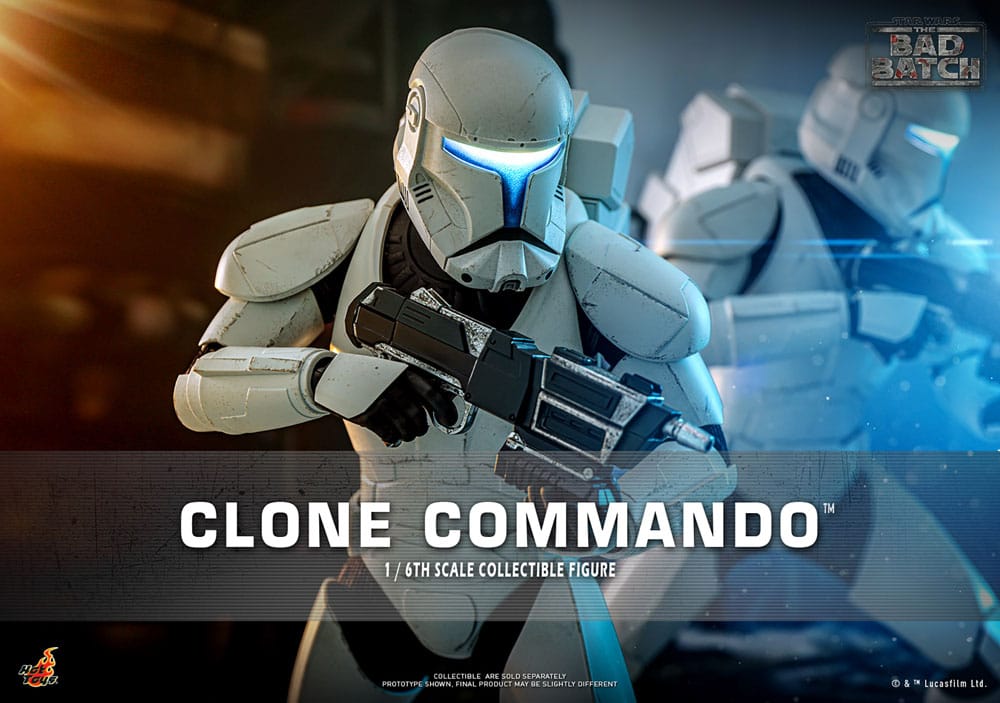 Star Wars: The Bad Batch: Clone Commando: 1/6 Scale Action Figure - Hot Toys Action Figure