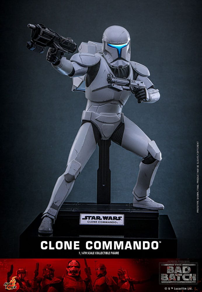 Star Wars: The Bad Batch: Clone Commando: 1/6 Scale Action Figure - Hot Toys Action Figure
