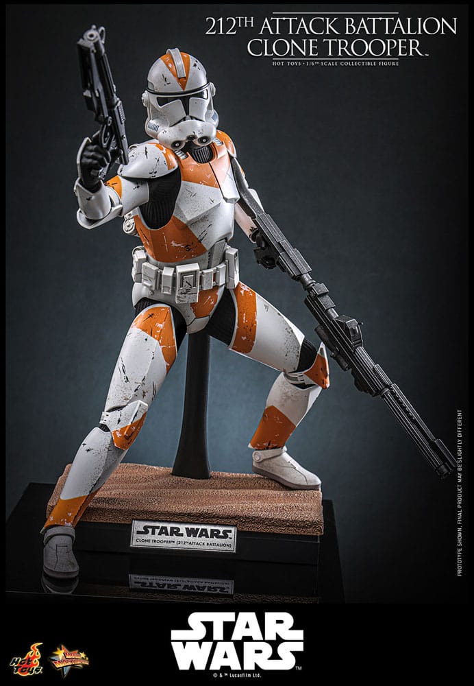 Star Wars: The Clone Wars Action Figure 1/6 212th Attack Battalion Clone Trooper 30 cm - Hot Toys Action Figures