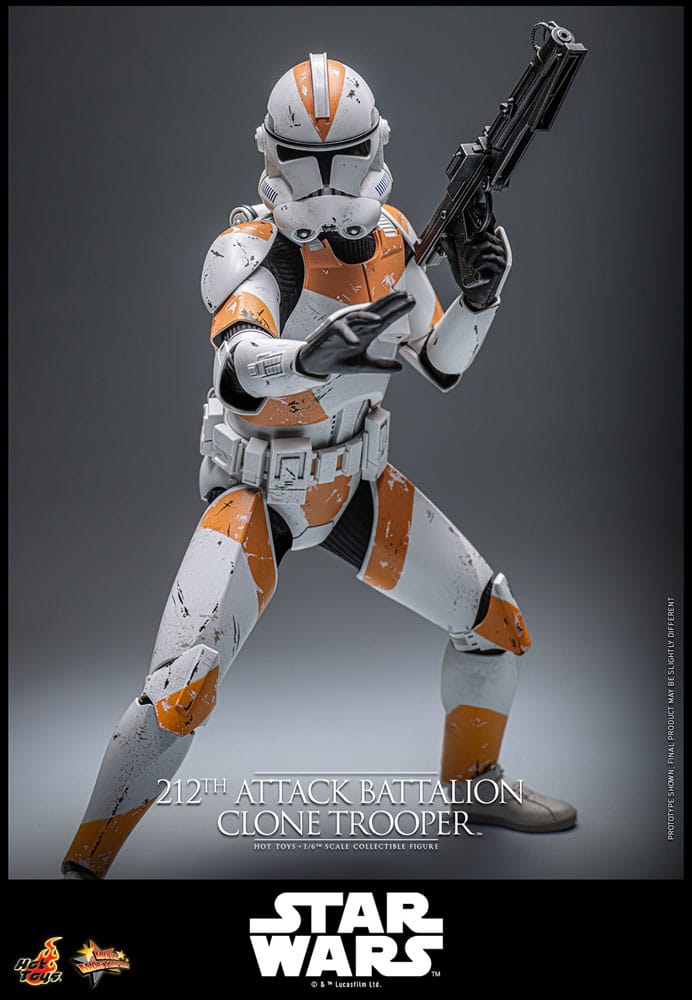 Star Wars: The Clone Wars Action Figure 1/6 212th Attack Battalion Clone Trooper 30 cm - Hot Toys Action Figures