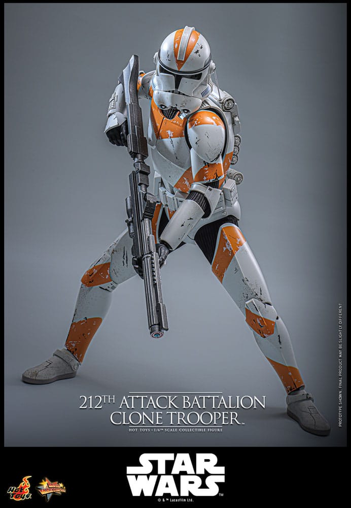 Star Wars: The Clone Wars Action Figure 1/6 212th Attack Battalion Clone Trooper 30 cm - Hot Toys Action Figures