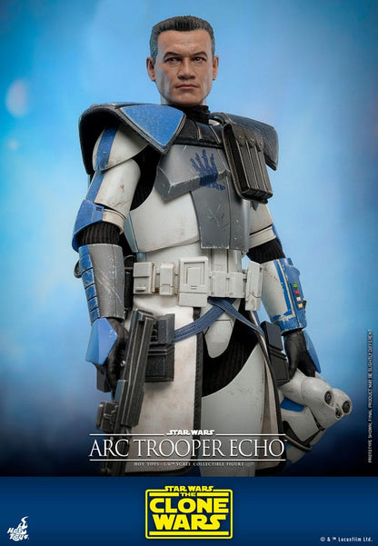 Star Wars: The Clone Wars: Arc Trooper Echo: 1/6 - Hot Toys Action Figures