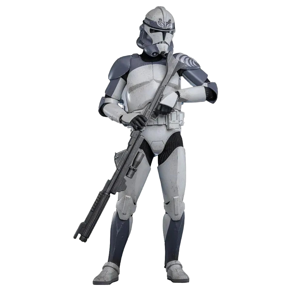 Star Wars: The Clone Wars: Battalion Wolfpack Clone Trooper: 1/6th - Hot Toys Action Figures
