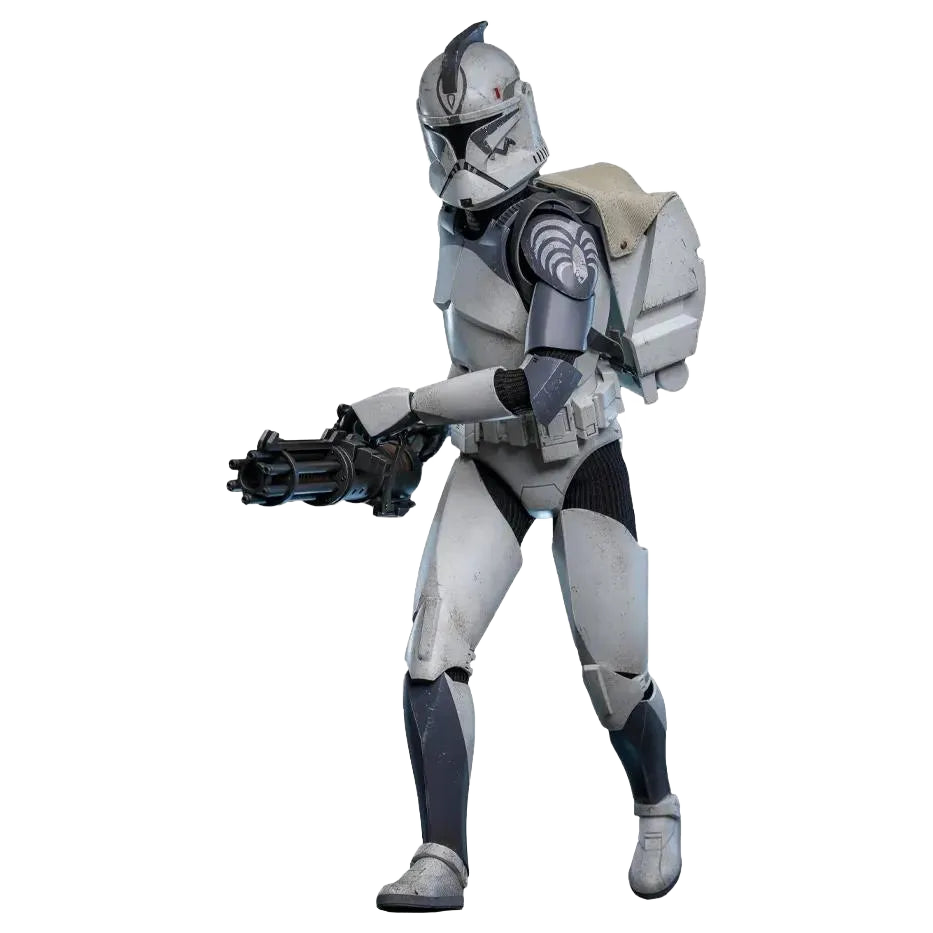 Star Wars: The Clone Wars: Battalion Wolfpack Clone Trooper: Deluxe Version: 1/6th - Hot Toys Action Figures