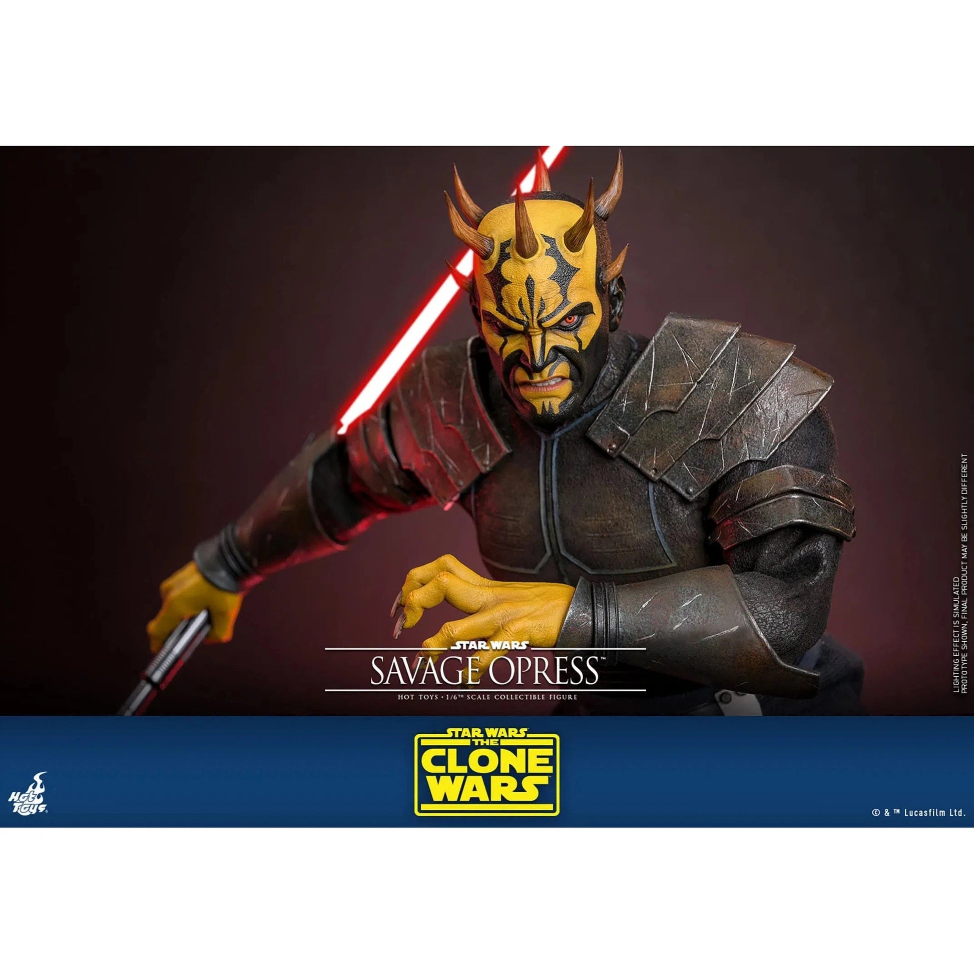 Star Wars: The Clone Wars: Savage Opress: TMS136 - Hot Toys Action Figure