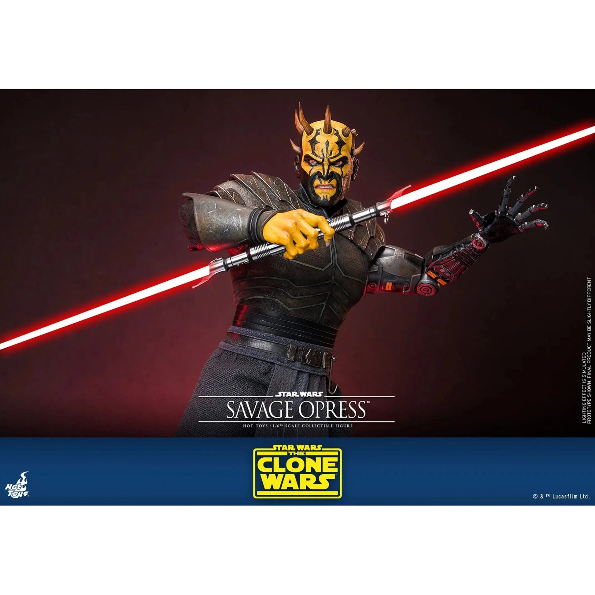 Star Wars: The Clone Wars: Savage Opress: TMS136 - Hot Toys Action Figure