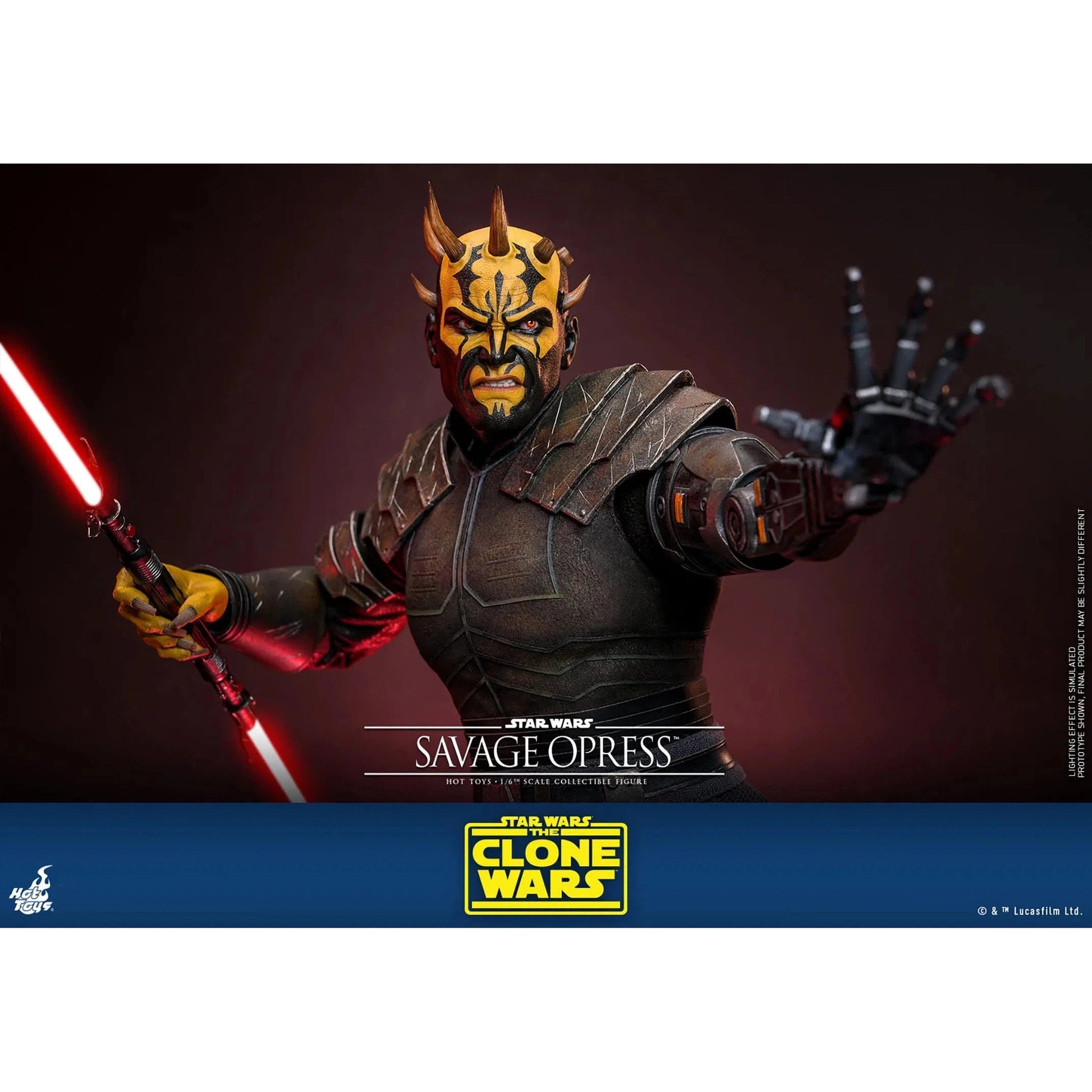 Star Wars: The Clone Wars: Savage Opress: TMS136 - Hot Toys Action Figure