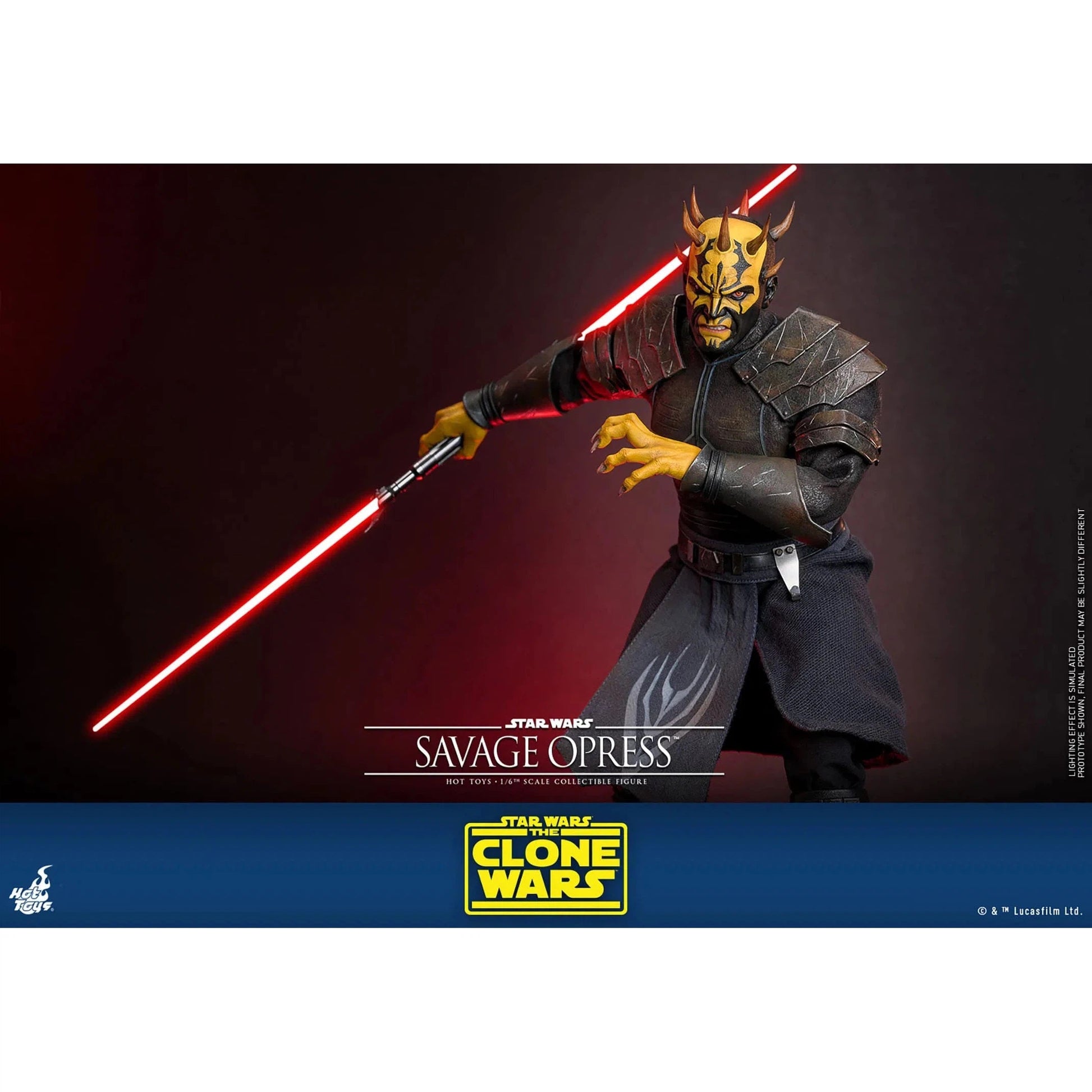 Star Wars: The Clone Wars: Savage Opress: TMS136 - Hot Toys Action Figure