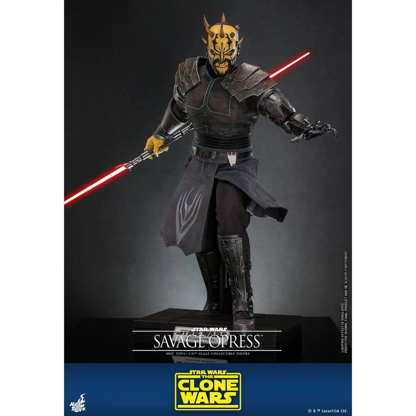 Star Wars: The Clone Wars: Savage Opress: TMS136 - Hot Toys Action Figure