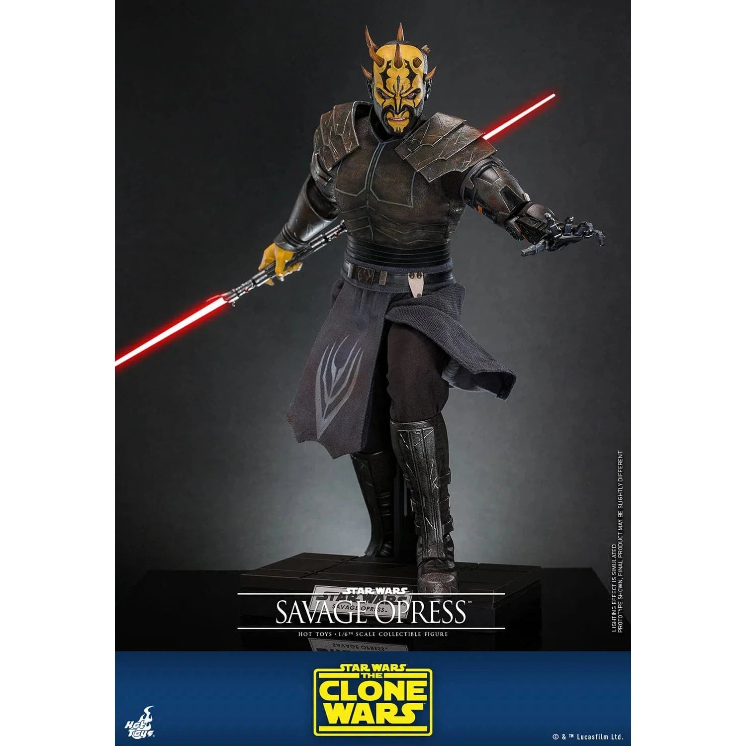 Star Wars: The Clone Wars: Savage Opress: TMS136 - Hot Toys Action Figure