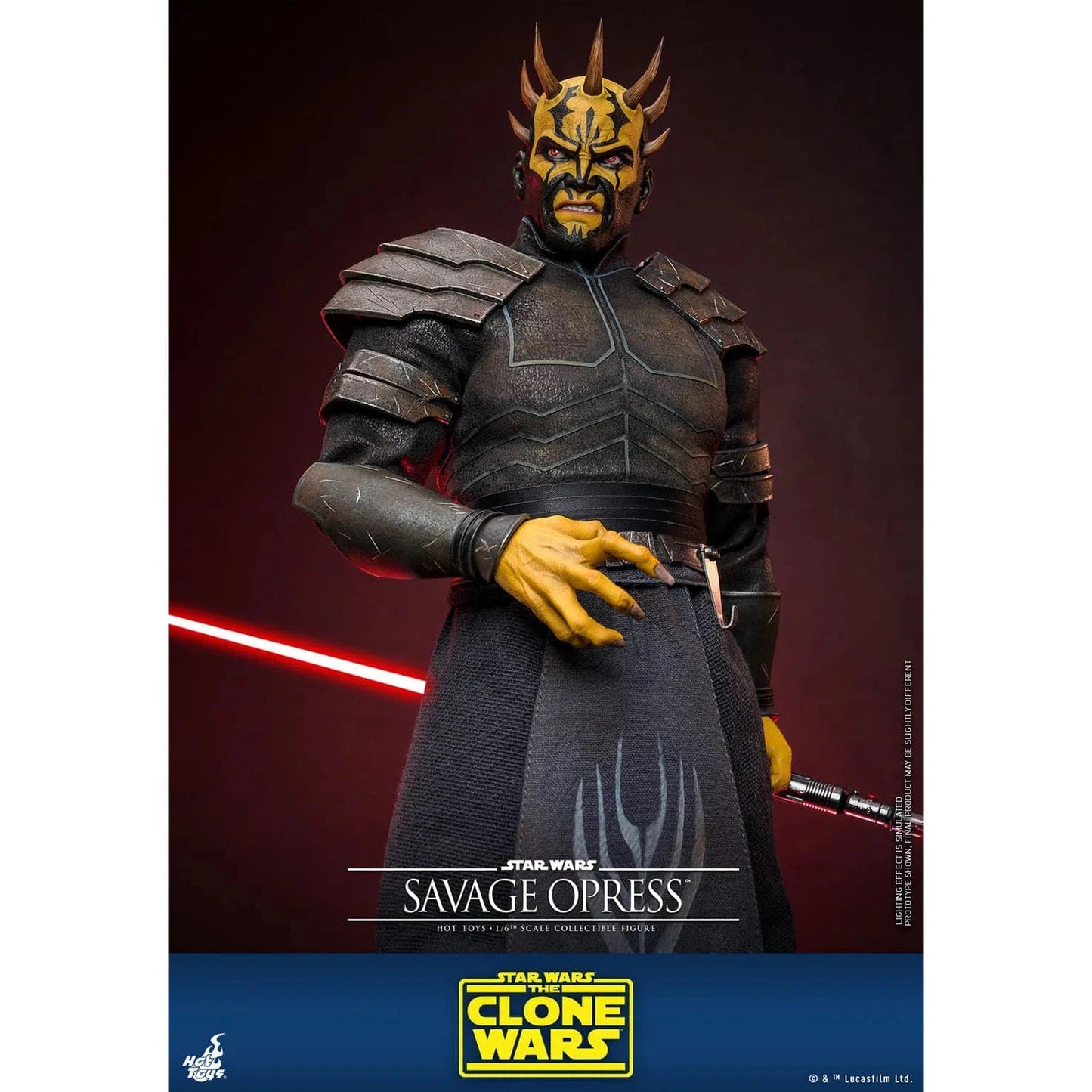 Star Wars: The Clone Wars: Savage Opress: TMS136 - Hot Toys Action Figure