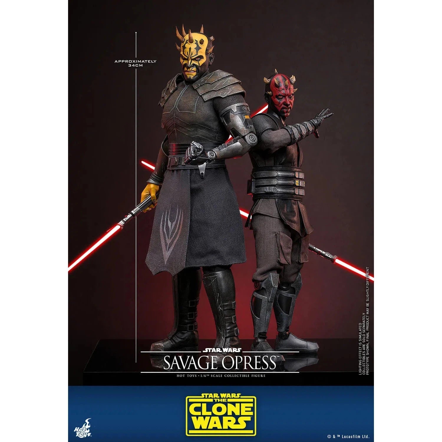 Star Wars: The Clone Wars: Savage Opress: TMS136 - Hot Toys Action Figure