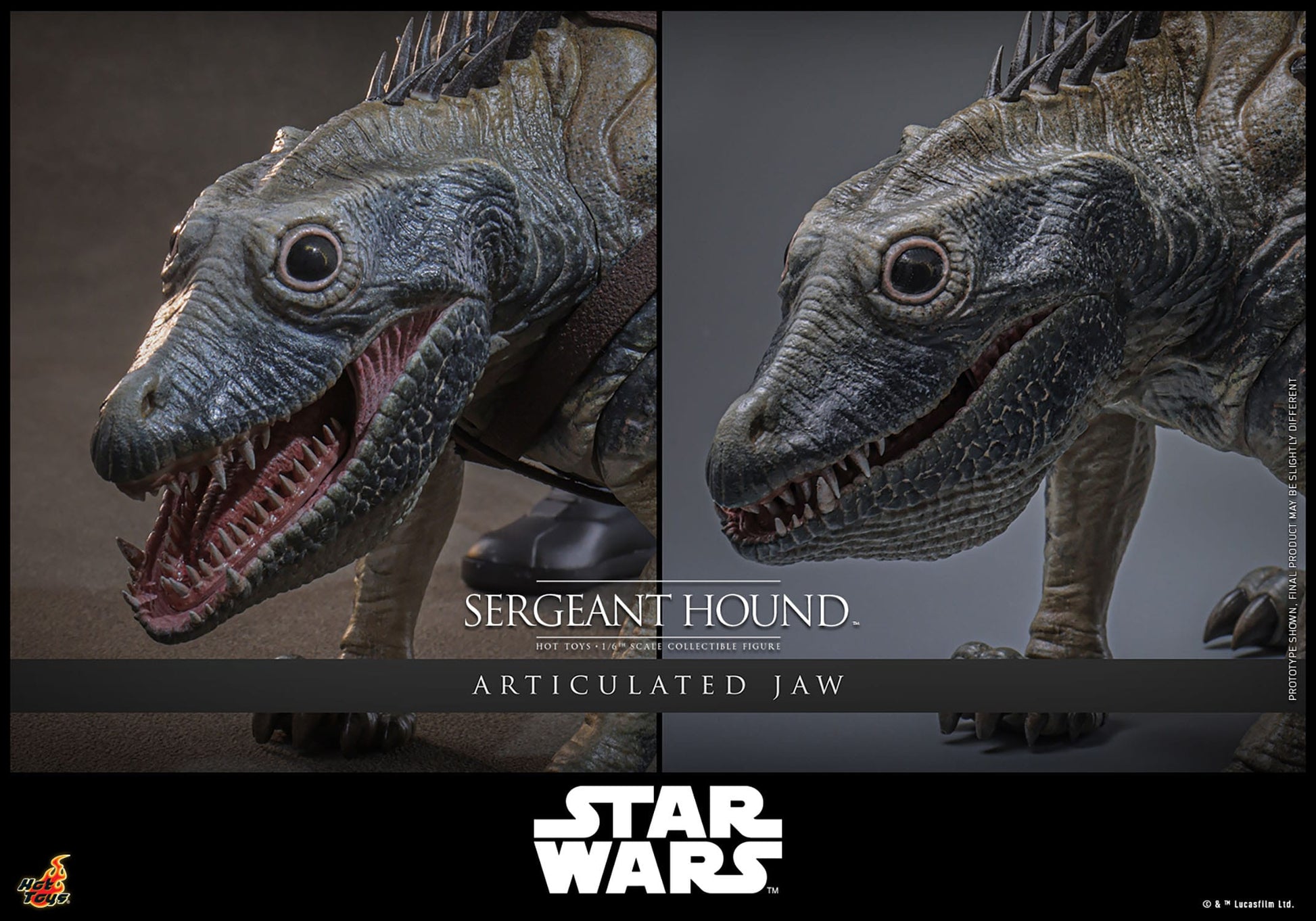 Star Wars: The Clone Wars: Sergeant Hound: 1/6th - Hot Toys Action Figures
