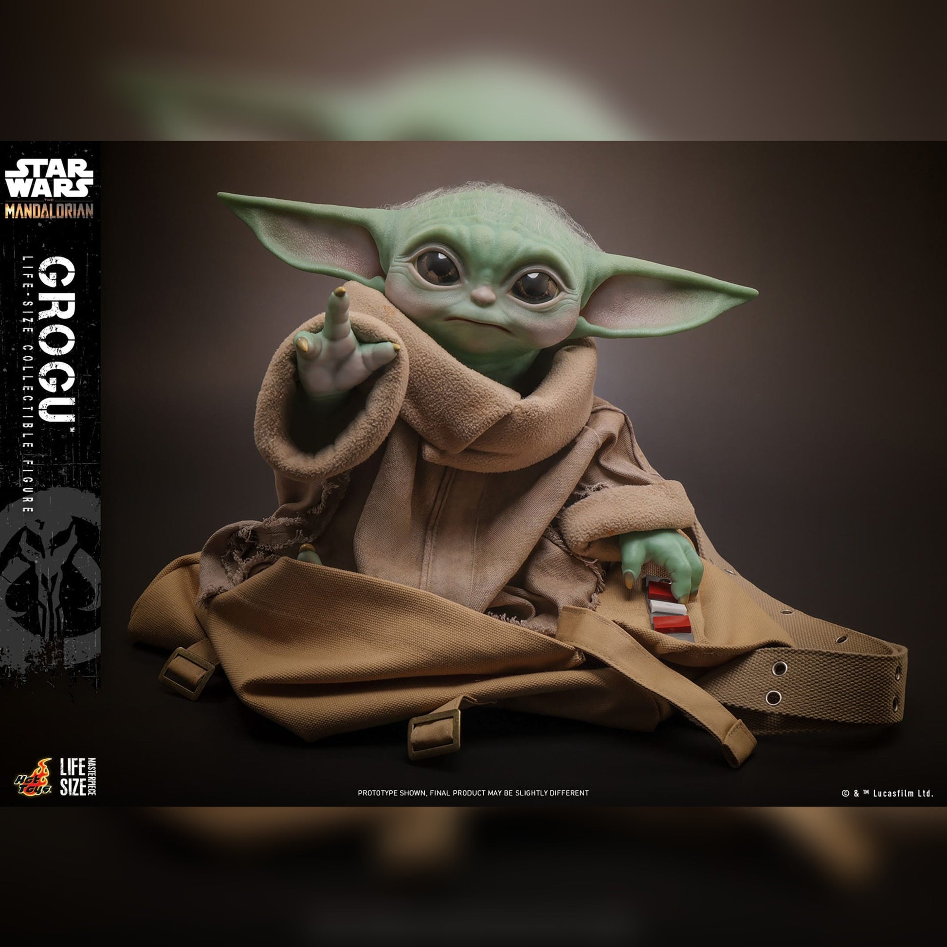Star Wars: The Mandalorian: Grogu (Life Size): Action Figure - Hot Toys Action Figure