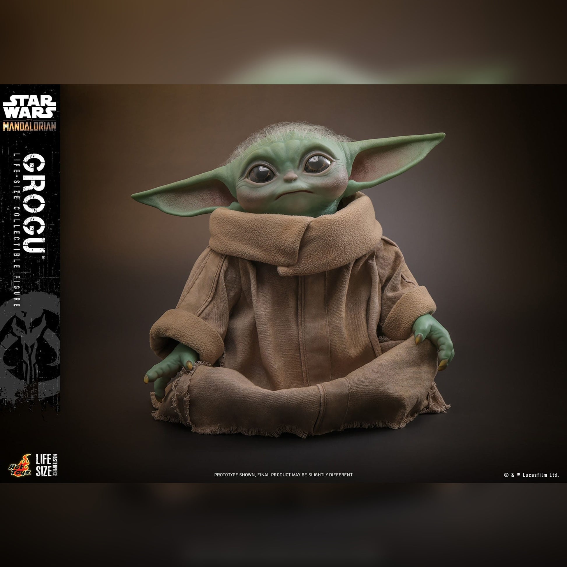 Star Wars: The Mandalorian: Grogu (Life Size): Action Figure - Hot Toys Action Figure