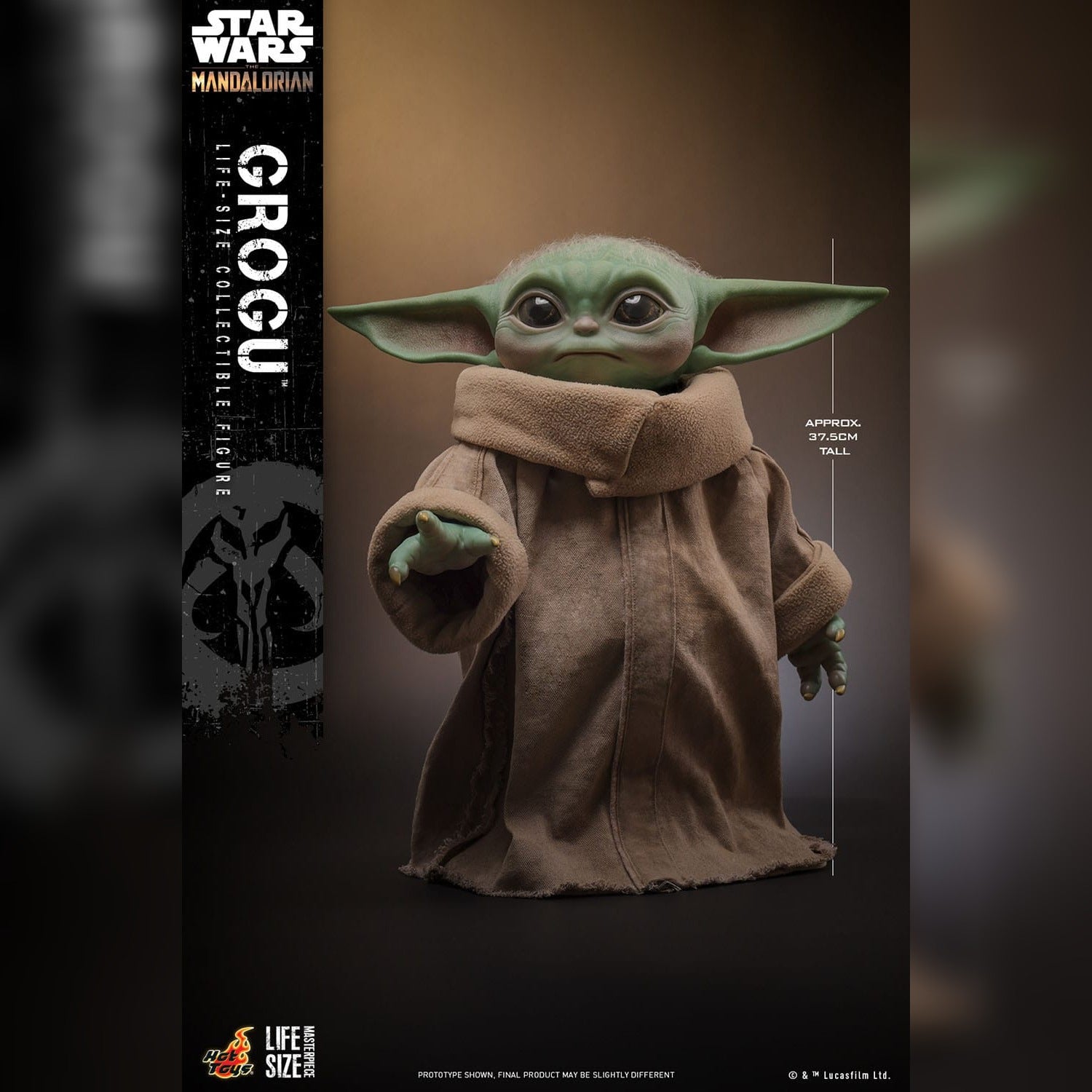 Star Wars: The Mandalorian: Grogu (Life Size): Action Figure - Hot Toys Action Figure