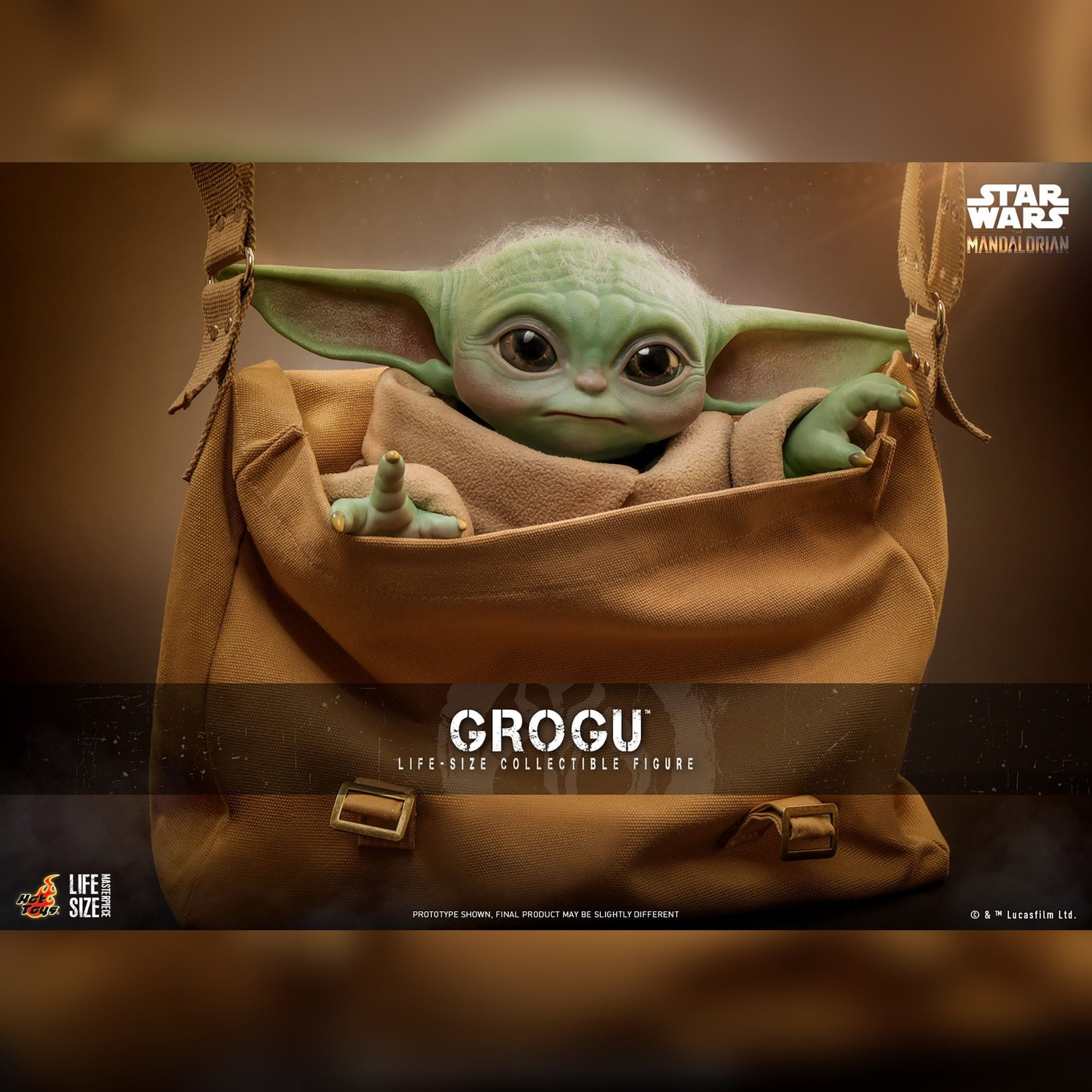 Star Wars: The Mandalorian: Grogu (Life Size): Action Figure - Hot Toys Action Figure