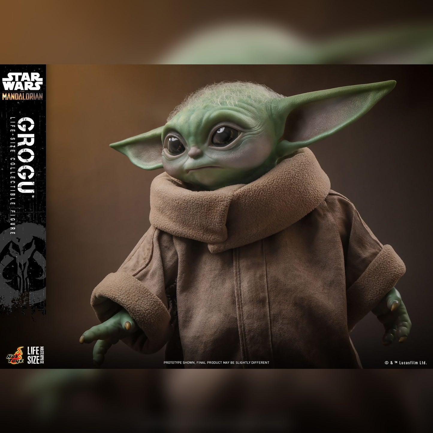 Star Wars: The Mandalorian: Grogu (Life Size): Action Figure - Hot Toys Action Figure