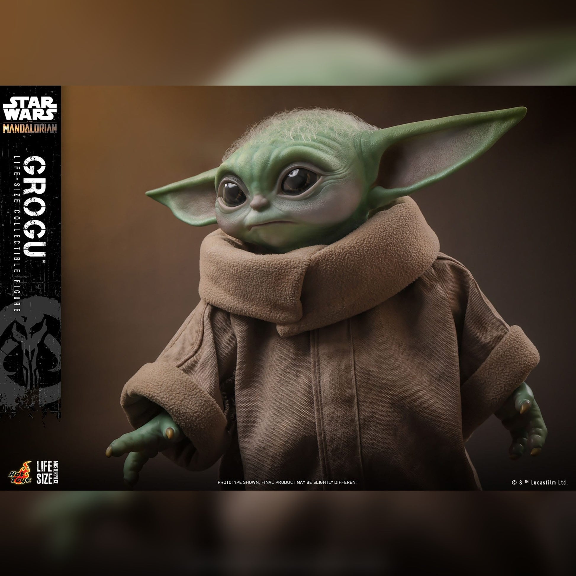 Star Wars: The Mandalorian: Grogu (Life Size): Action Figure - Hot Toys Action Figure