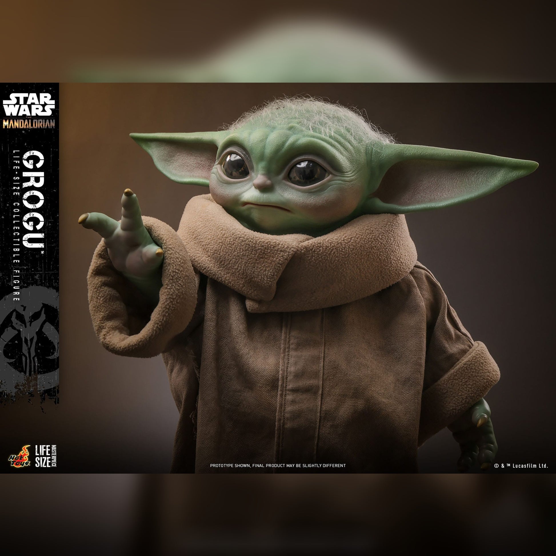 Star Wars: The Mandalorian: Grogu (Life Size): Action Figure - Hot Toys Action Figure