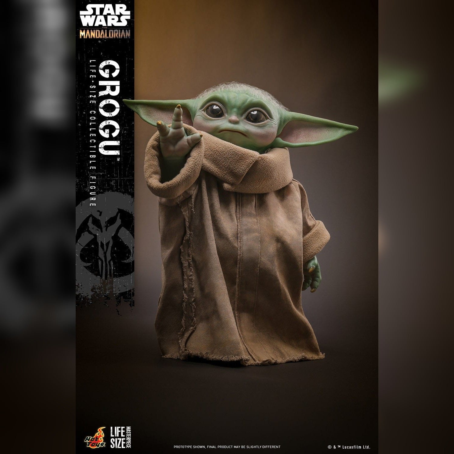 Star Wars: The Mandalorian: Grogu (Life Size): Action Figure - Hot Toys Action Figure