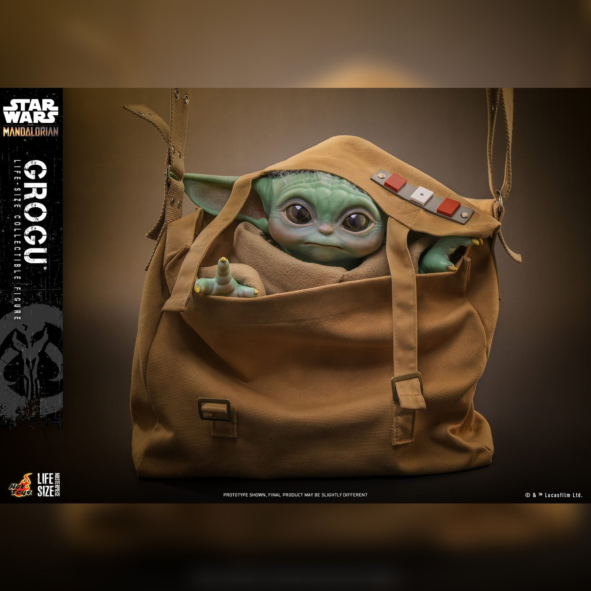 Star Wars: The Mandalorian: Grogu (Life Size): Action Figure - Hot Toys Action Figure