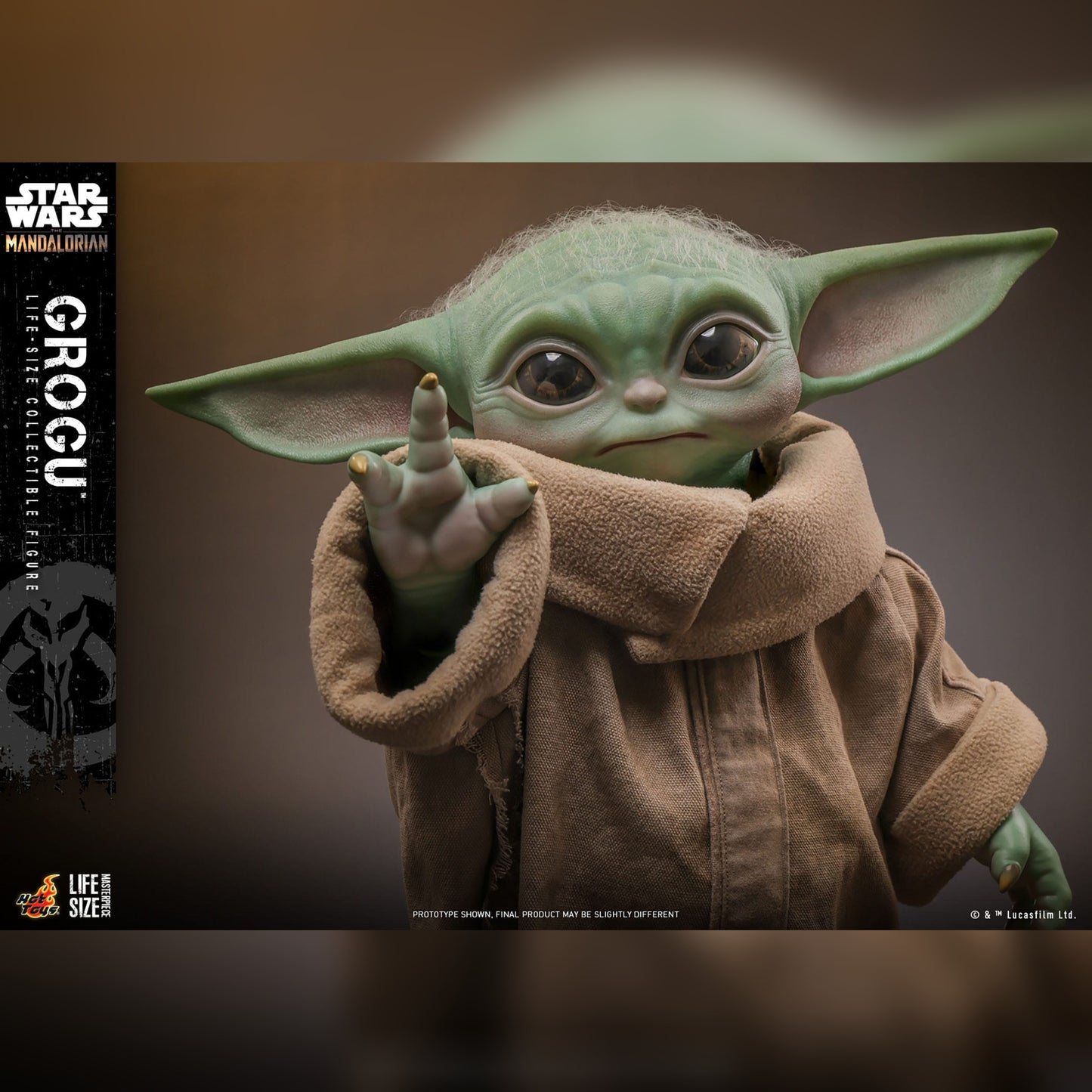 Star Wars: The Mandalorian: Grogu (Life Size): Action Figure - Hot Toys Action Figure