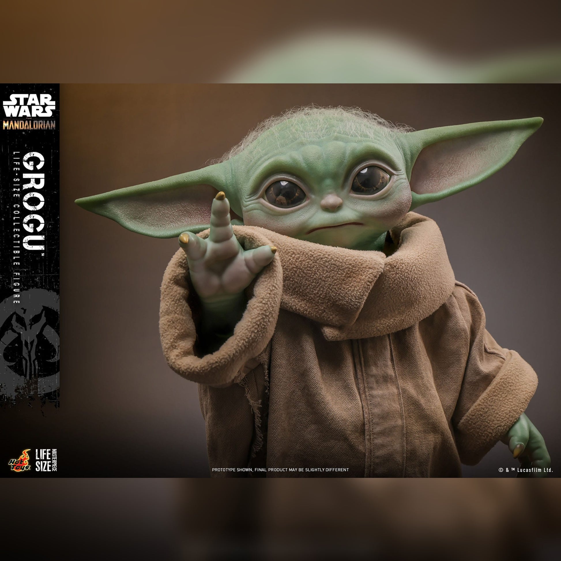 Star Wars: The Mandalorian: Grogu (Life Size): Action Figure - Hot Toys Action Figure