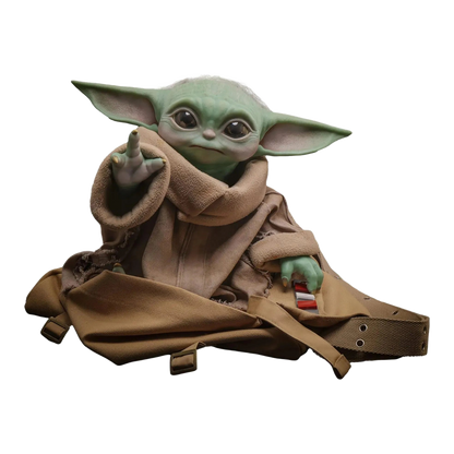 Star Wars: The Mandalorian: Grogu (Life Size): Action Figure - Hot Toys Action Figures