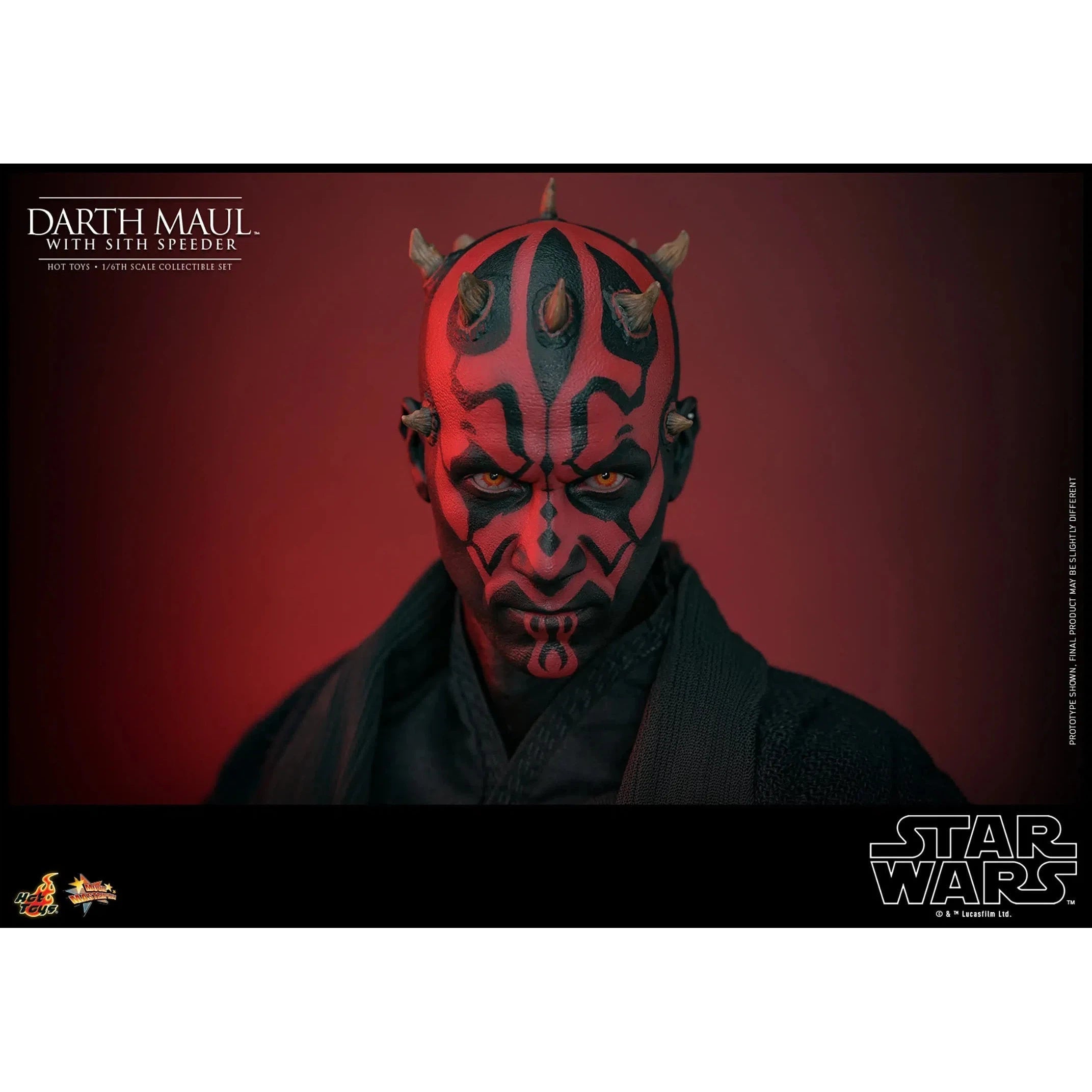 Star Wars: The Phantom Menace: Darth Maul With Sith Speeder: Sixth Scale Figure Hot Toys