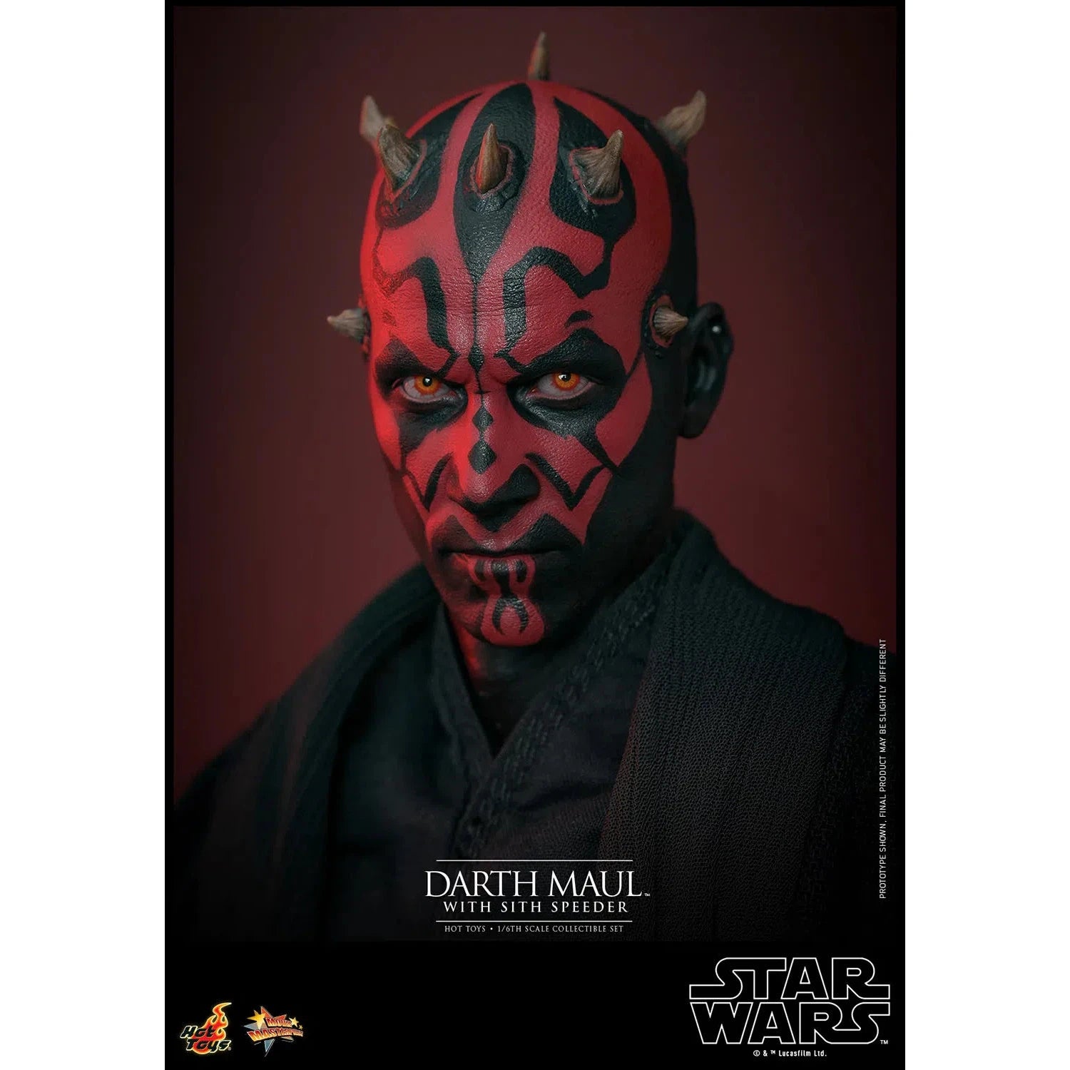 Star Wars: The Phantom Menace: Darth Maul With Sith Speeder: Sixth Scale Figure Hot Toys