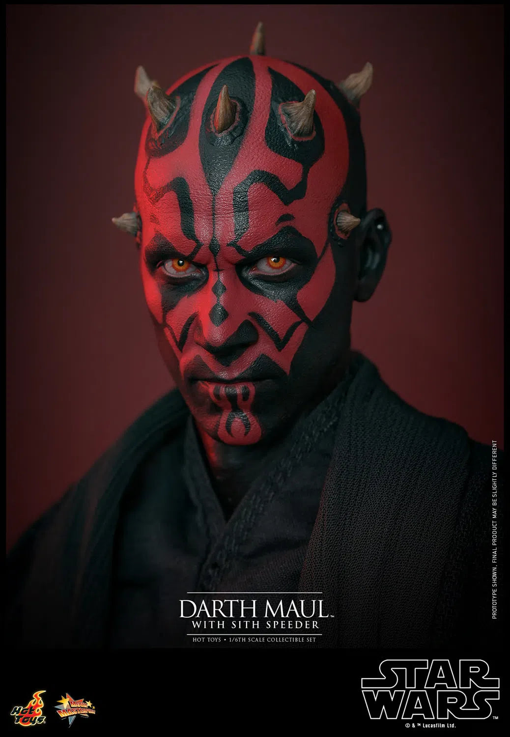 Star Wars: The Phantom Menace: Darth Maul With Sith Speeder: Sixth Scale Figure Hot Toys