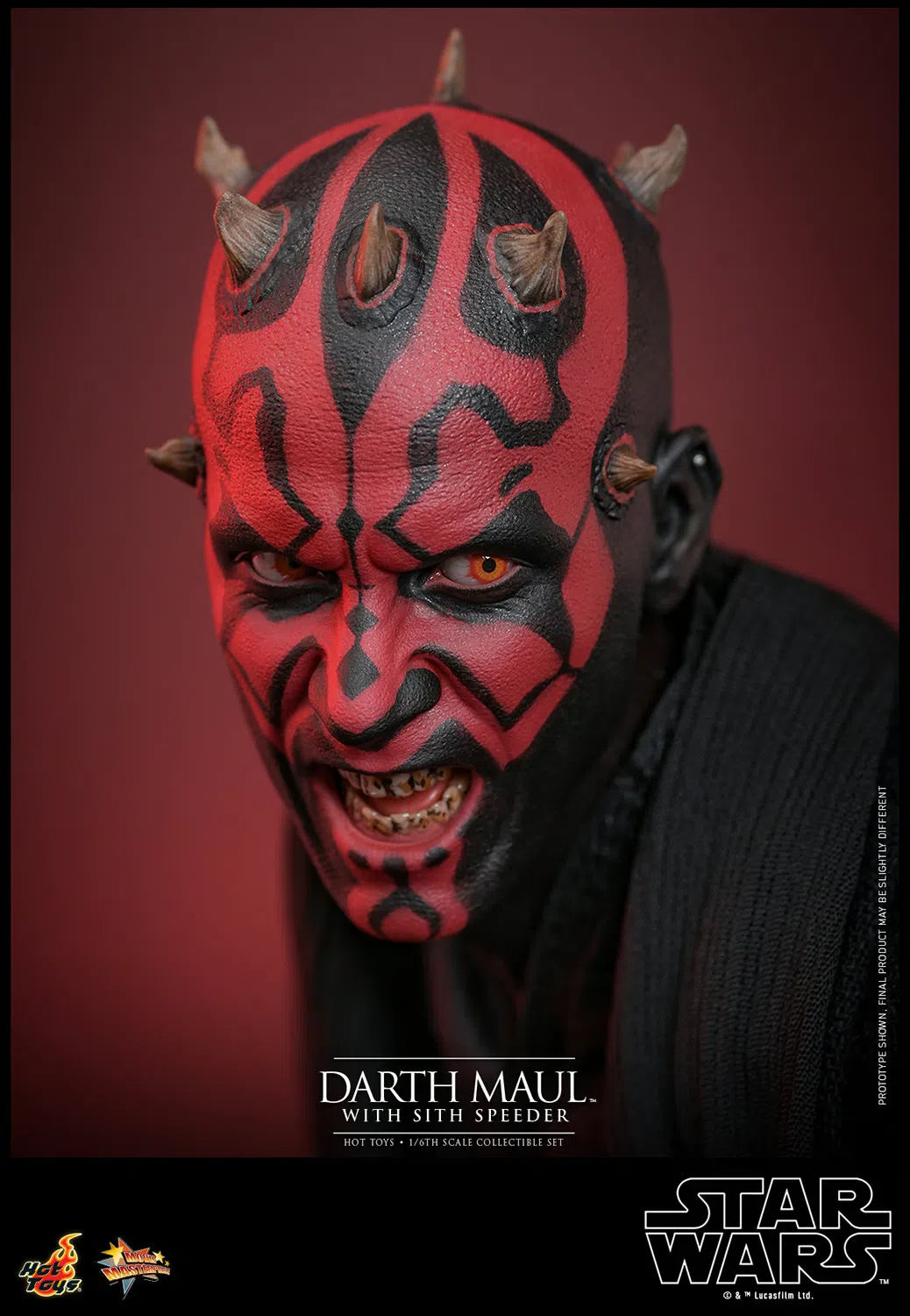 Star Wars: The Phantom Menace: Darth Maul With Sith Speeder: Sixth Scale Figure Hot Toys