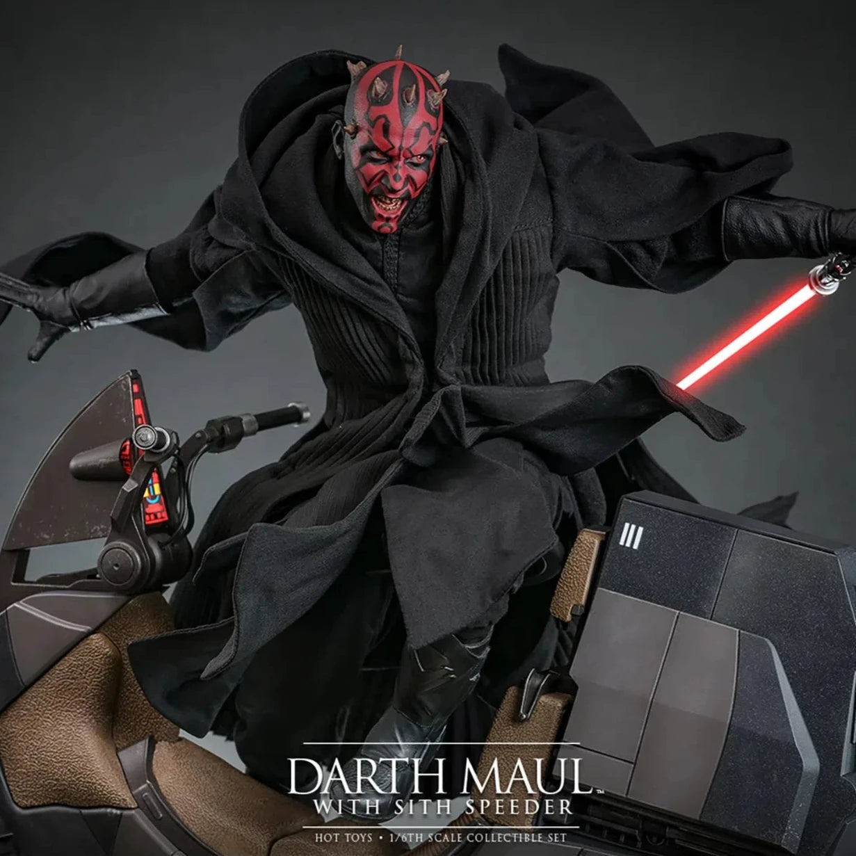 Star Wars: The Phantom Menace: Darth Maul With Sith Speeder: Sixth Scale Figure Hot Toys