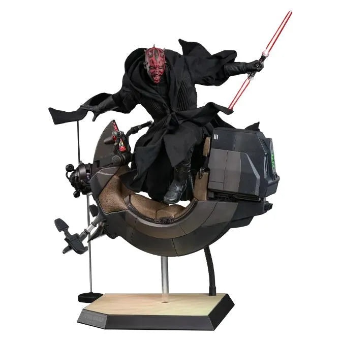 Star Wars: The Phantom Menace: Darth Maul With Sith Speeder: Sixth Scale Figure Hot Toys