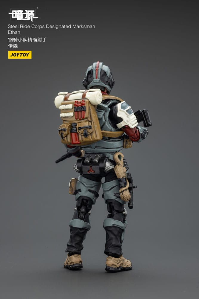Steel Ride Corps Dark Source Action Figur Designated Marksman Ethan - Joy Toy Action Figure