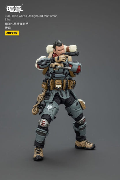 Steel Ride Corps Dark Source Action Figur Designated Marksman Ethan - Joy Toy Action Figure