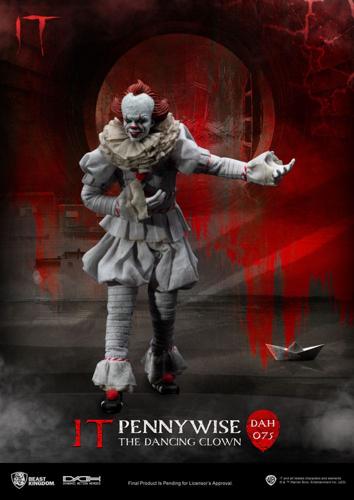 Stephen Kings It Dynamic 8ction Heroes Action Figure 1/9 Pennywise 21 cm - Beast Kingdom Toys Action figures