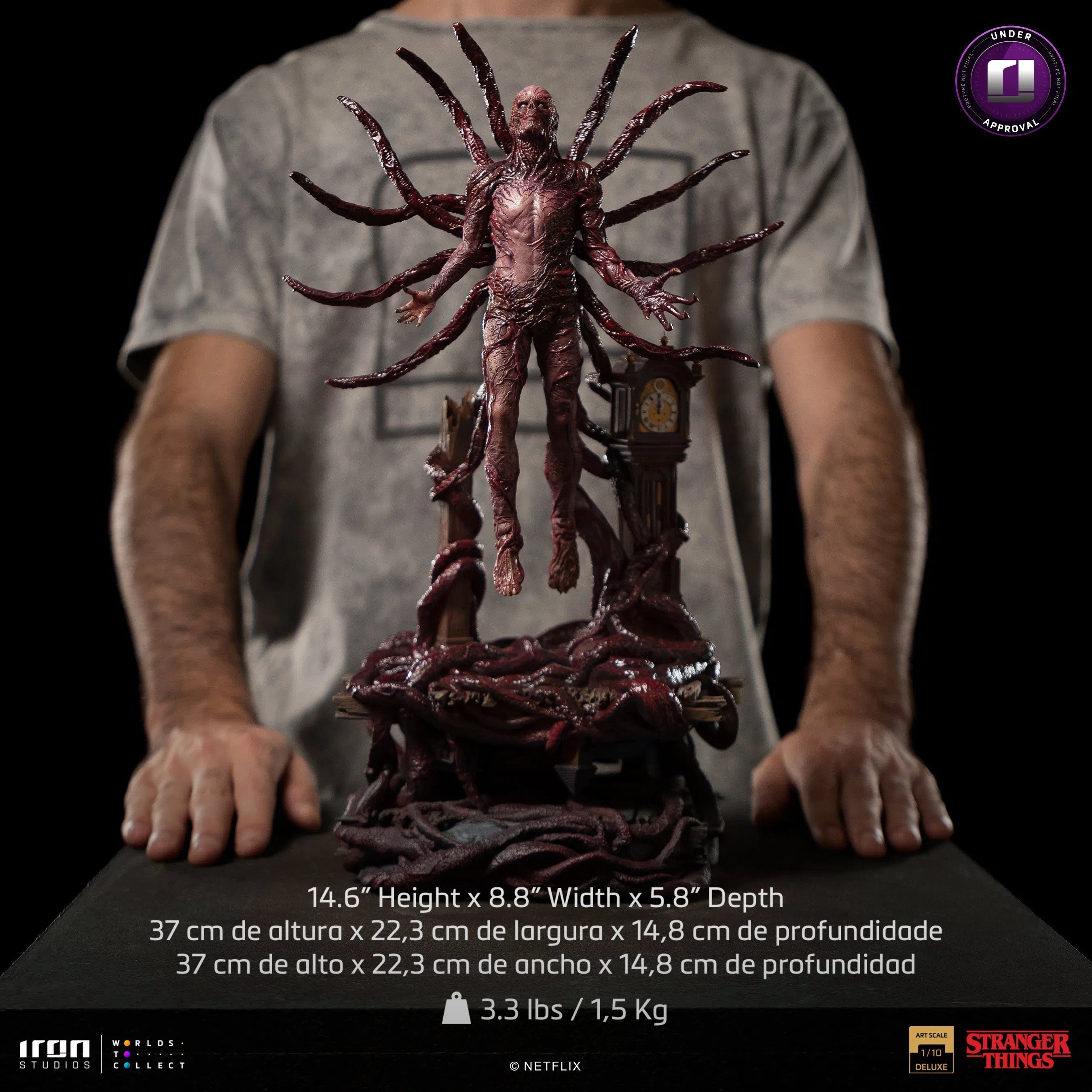 Stranger Things: Vecna Deluxe: 1/10 Scale Statue Iron Studios