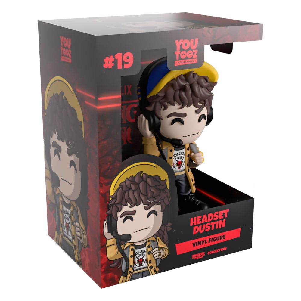 Stranger Things Vinyl Figure Headset Dustin 13 cm - Youtooz Vinyl Figures