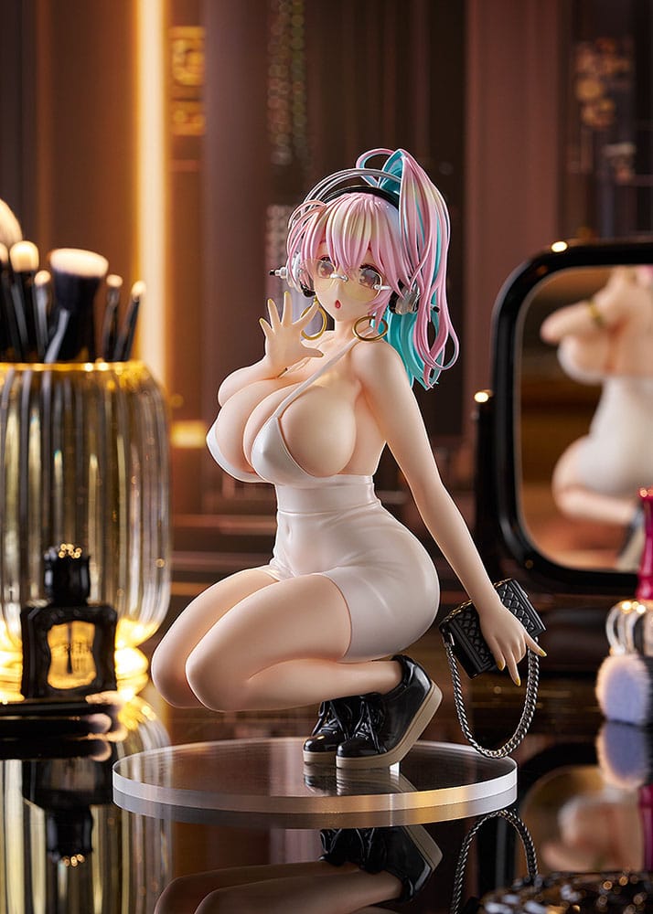 Super Sonico Pop Up Parade PVC Statue Super Sonico: 15th Mini Dress Ver. L Size 20 cm - Good Smile Company Statue