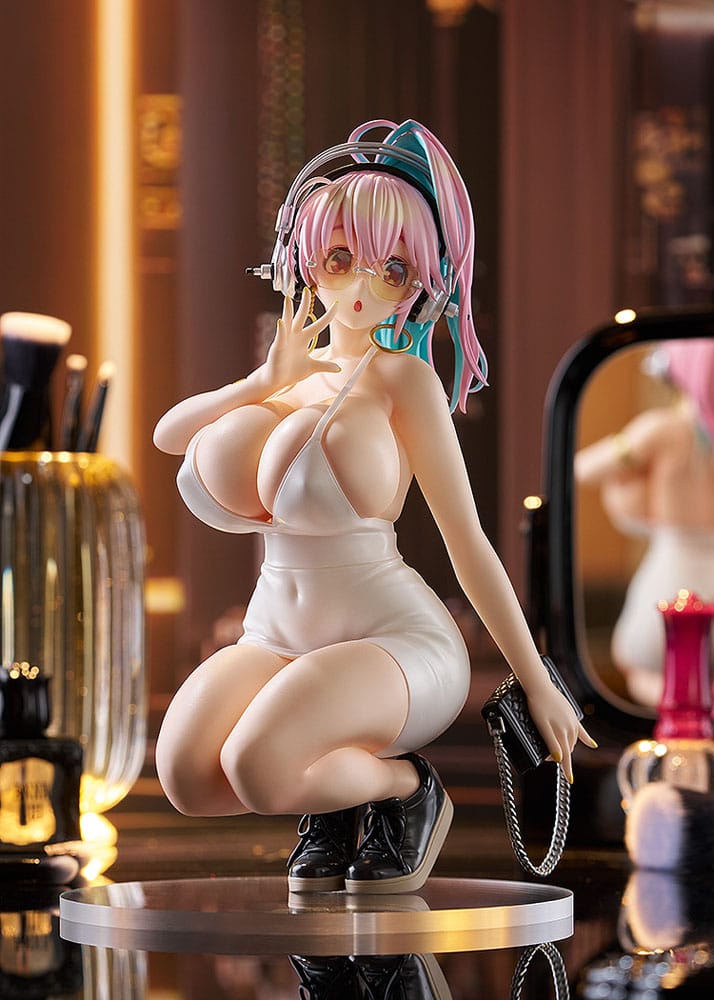 Super Sonico Pop Up Parade PVC Statue Super Sonico: 15th Mini Dress Ver. L Size 20 cm - Good Smile Company Statue