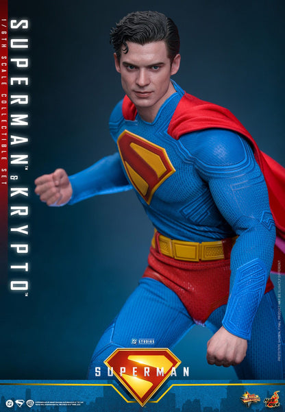 Superman (2025): Superman & Krypto: 1/6th - Hot Toys Action Figures