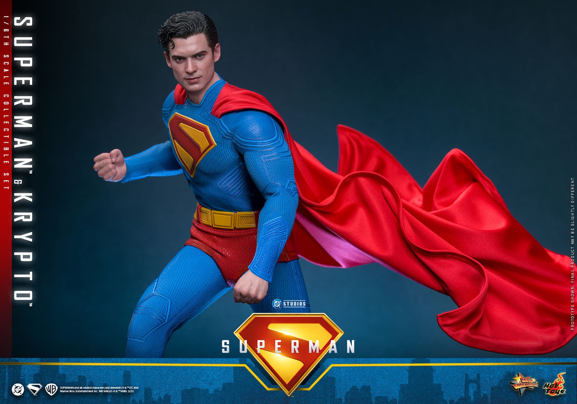 Superman (2025): Superman & Krypto: 1/6th - Hot Toys Action Figures