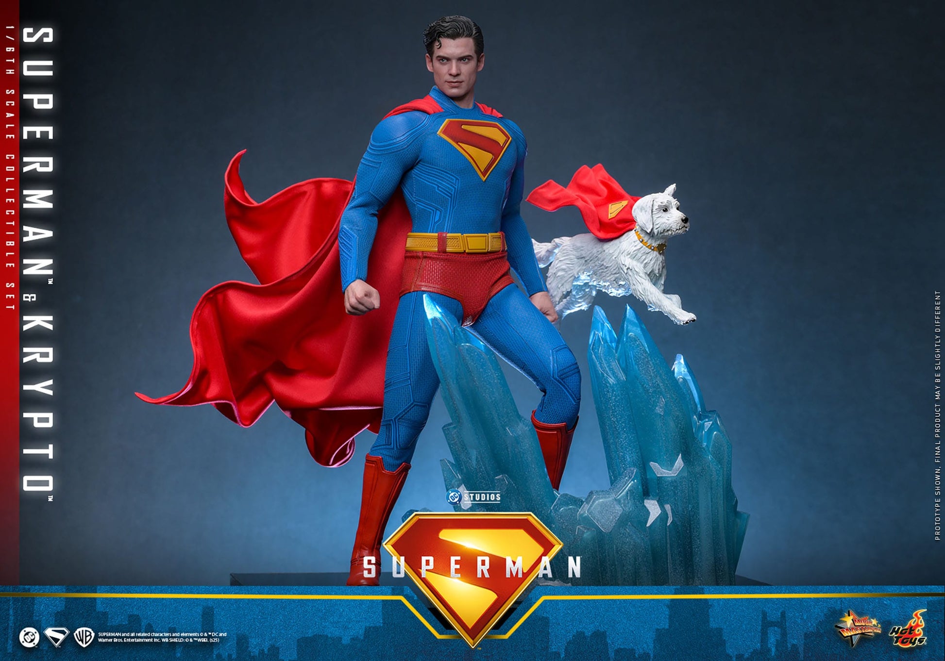 Superman (2025): Superman & Krypto: 1/6th Scale Action Figure: Hot Toys by Hot Toys – Action Figure, [scale], UK stockist Planet Action Figures