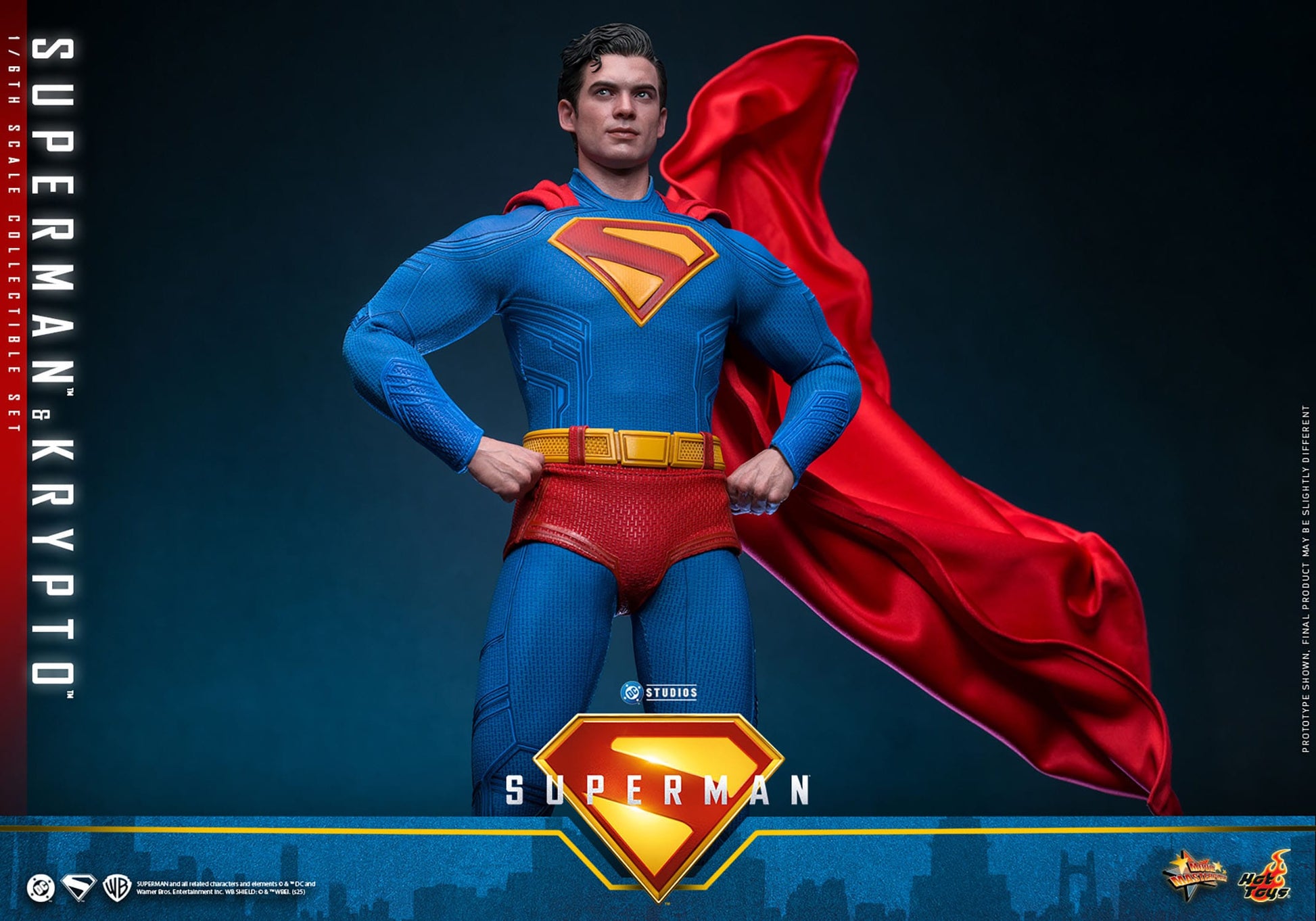Superman (2025): Superman & Krypto: 1/6th Scale Action Figure: Hot Toys by Hot Toys – Action Figure, [scale], UK stockist Planet Action Figures