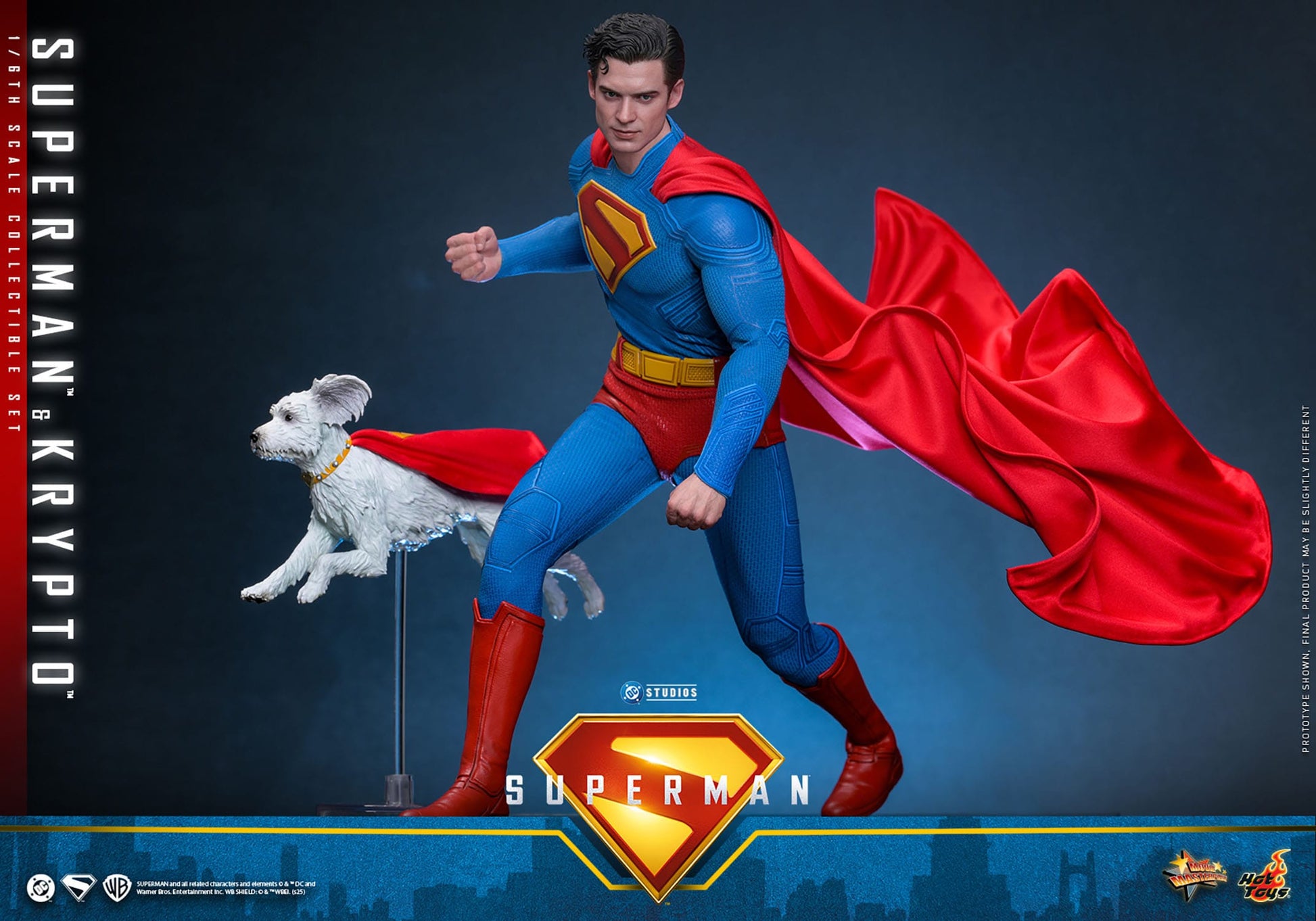 Superman (2025): Superman & Krypto: 1/6th Scale Action Figure: Hot Toys by Hot Toys – Action Figure, [scale], UK stockist Planet Action Figures