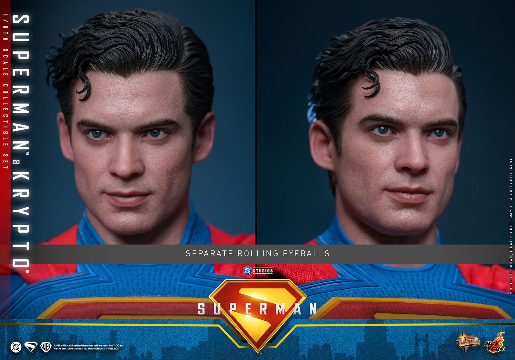 Superman (2025): Superman & Krypto: 1/6th Scale Action Figure: Hot Toys by Hot Toys – Action Figure, [scale], UK stockist Planet Action Figures