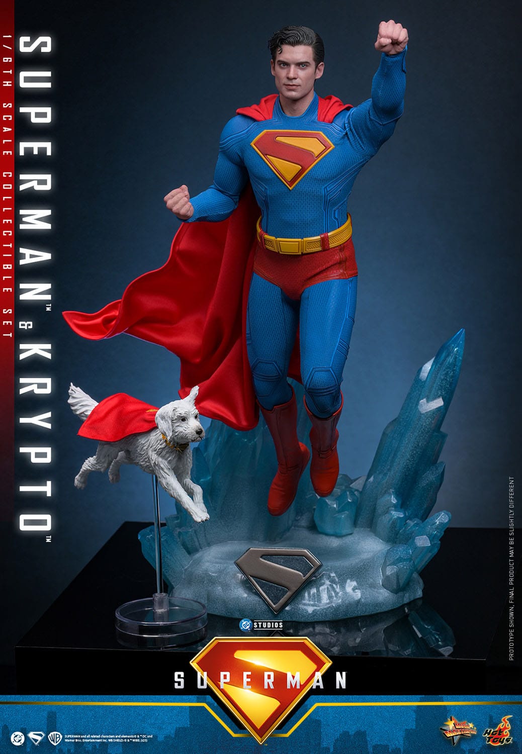Superman (2025): Superman & Krypto: 1/6th Scale Action Figure: Hot Toys by Hot Toys – Action Figure, [scale], UK stockist Planet Action Figures