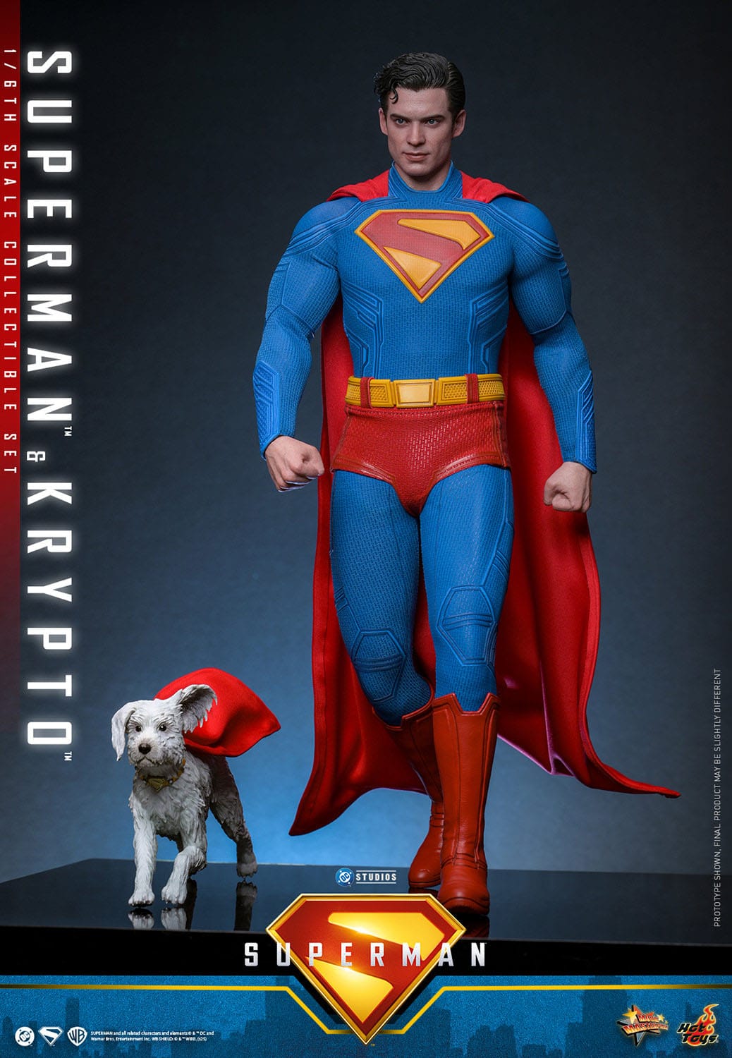 Superman (2025): Superman & Krypto: 1/6th Scale Action Figure: Hot Toys by Hot Toys – Action Figure, [scale], UK stockist Planet Action Figures